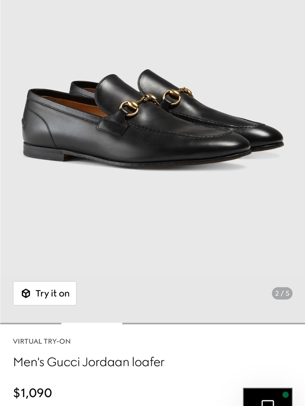 Gucci Black Leather Betis Jordaan Loafers with Gold Horsebit